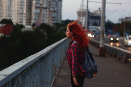 Backpack, Travelling girl, Inspiring photo