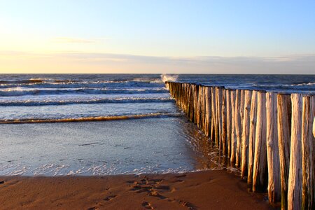 North sea beach summer photo