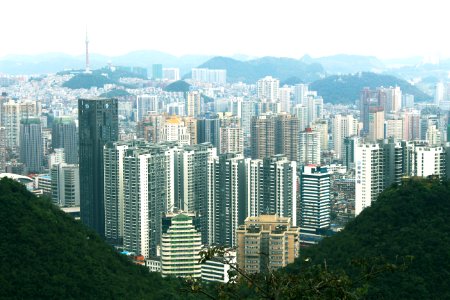 birds eye photography of city building photo