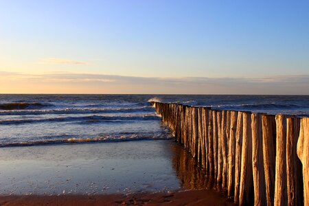 North sea beach summer photo