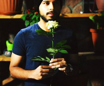 Beanie, Roses, People photo
