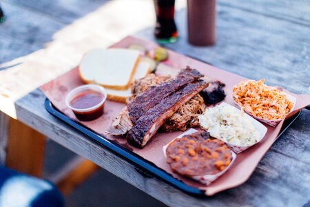 Barbecue lunch grilled