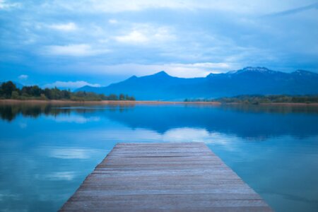Chiemsee mountains landscape photo