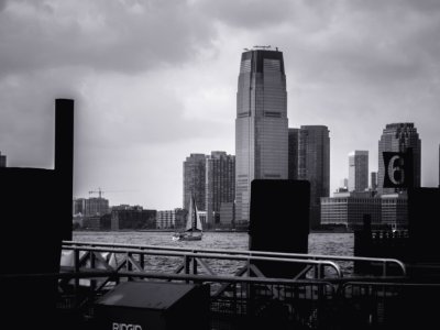 Contrast, Black white, Building photo