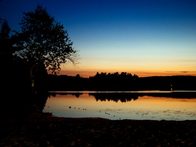 Sunset, Afterglow, Evening