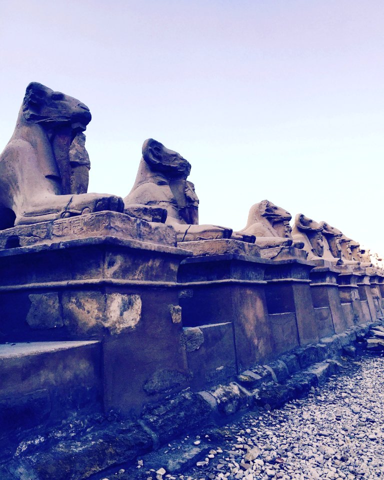 Aswan, Egypt, Pharaonic statue