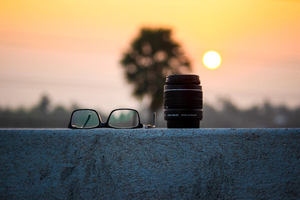 Camera photographer sunrise