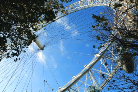 white Ferris wheel photo