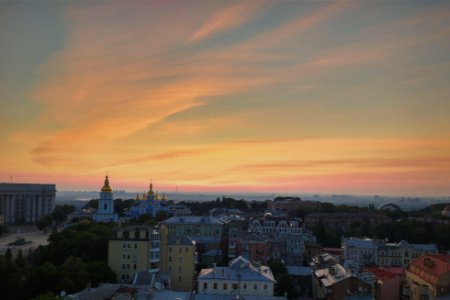 Kyiv city, Ukraine, Sunrise photo