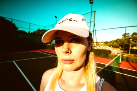 Tennis court, Tennis, Cap