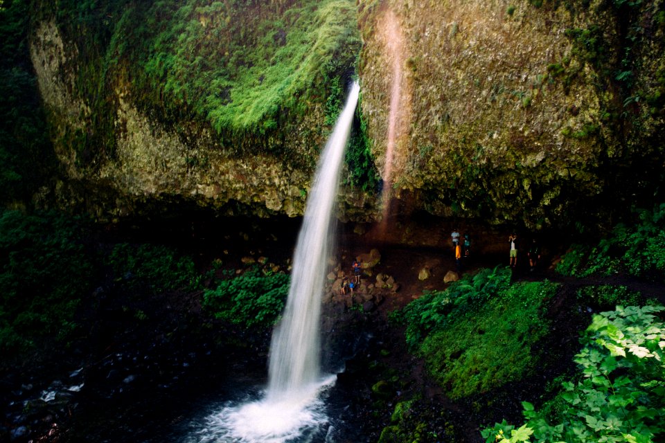Horsetail falls, United states, Cave