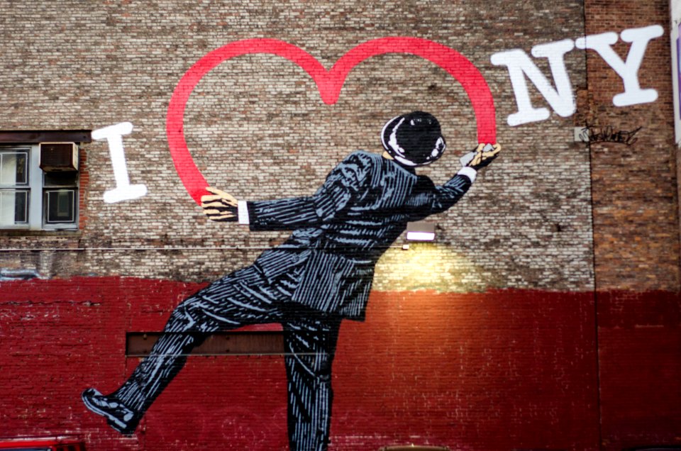 Nyc, Graffiti, Iloveny