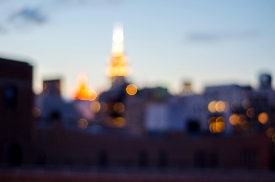 City skyline, Scape, Bokeh photo