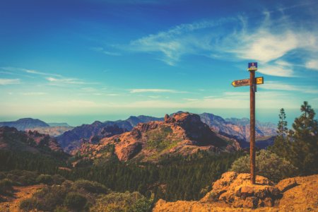Roque nublo, Spain, Direction