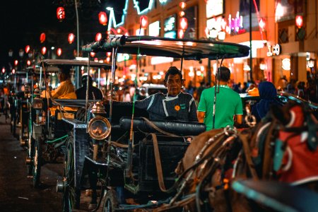 Malioboro street, Indonesia, Old man