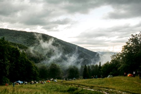 Carpathian mountains, Summer, Green photo