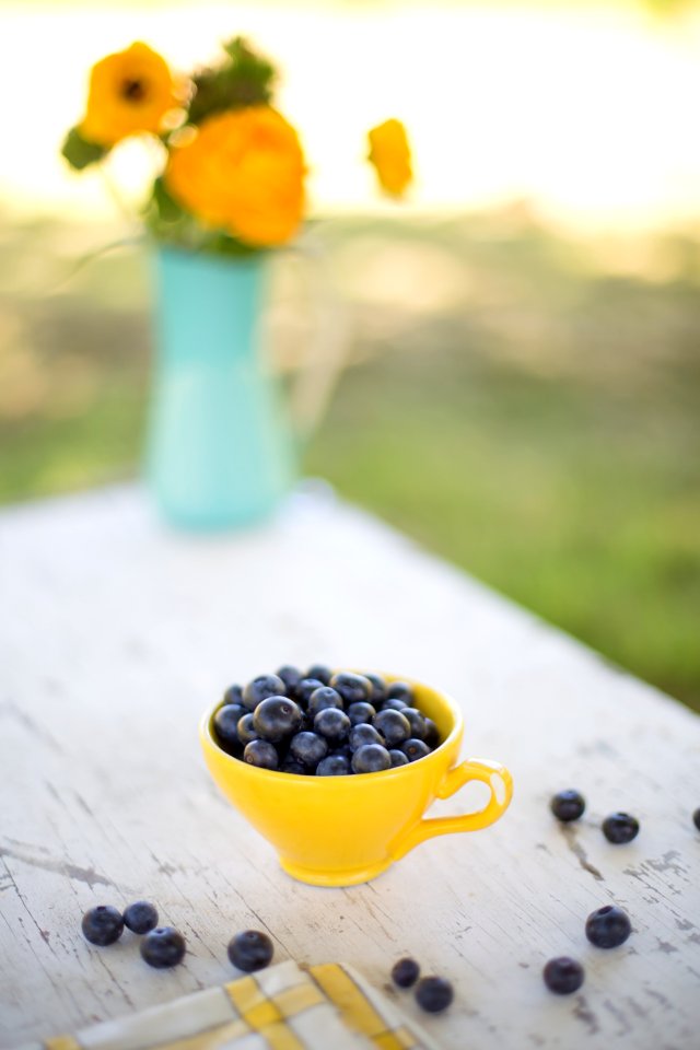 Blueberries, Yellow, Summer