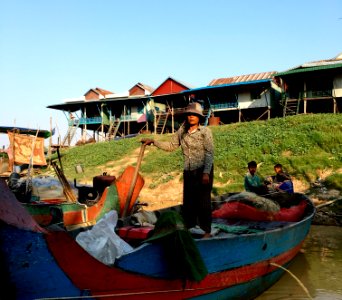 Krong siem reap, Cambodia, Fishing