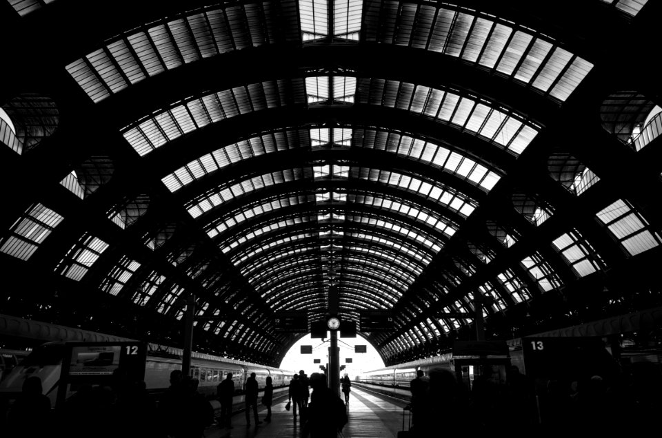Italy, Milano centrale railway station, Milano