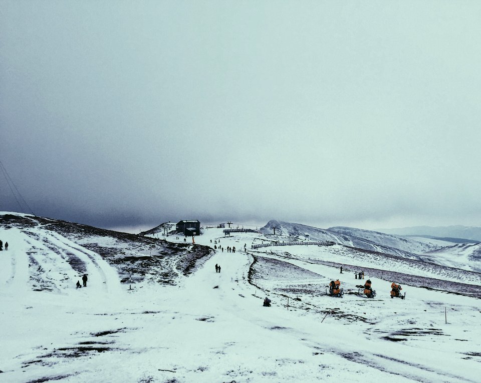Winter, Mountains, Snow
