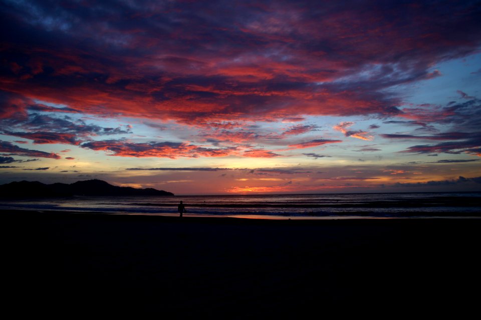 South africa, Sunset, Night sky