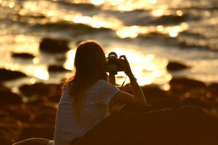 Beach, Dslr, Camera