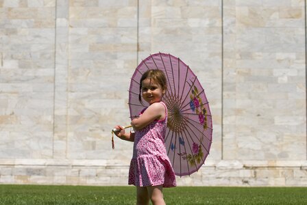Parasol cute child