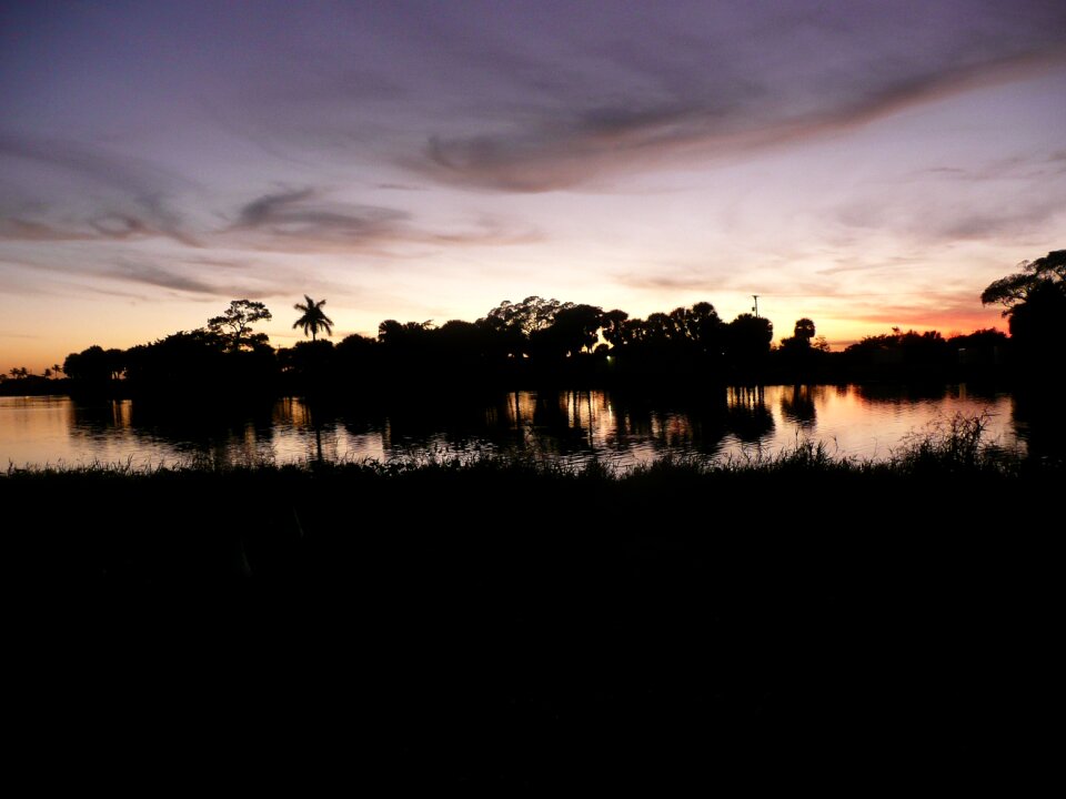 Lake water reflection