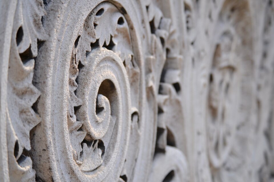 Church old sculpture