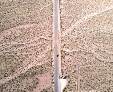 car in the middle of road