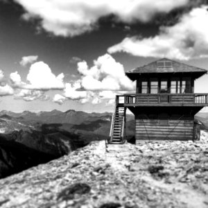 Clouds, Mountain, Lookout photo