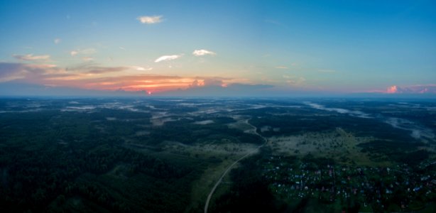 Clouds, Evening, Sunset