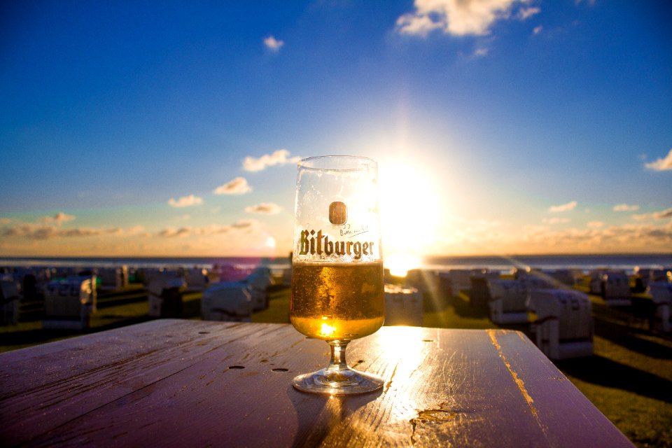 Sunset, Northsea, Seaside