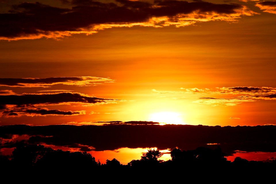 Evening, Scape, Clouds