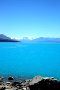 Mountain, Roads, Lake
