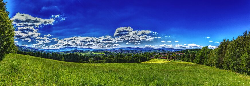 Nature sky landscape photo