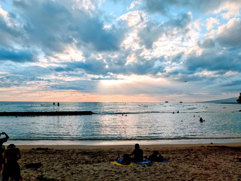 Waik k , United states, Sunset