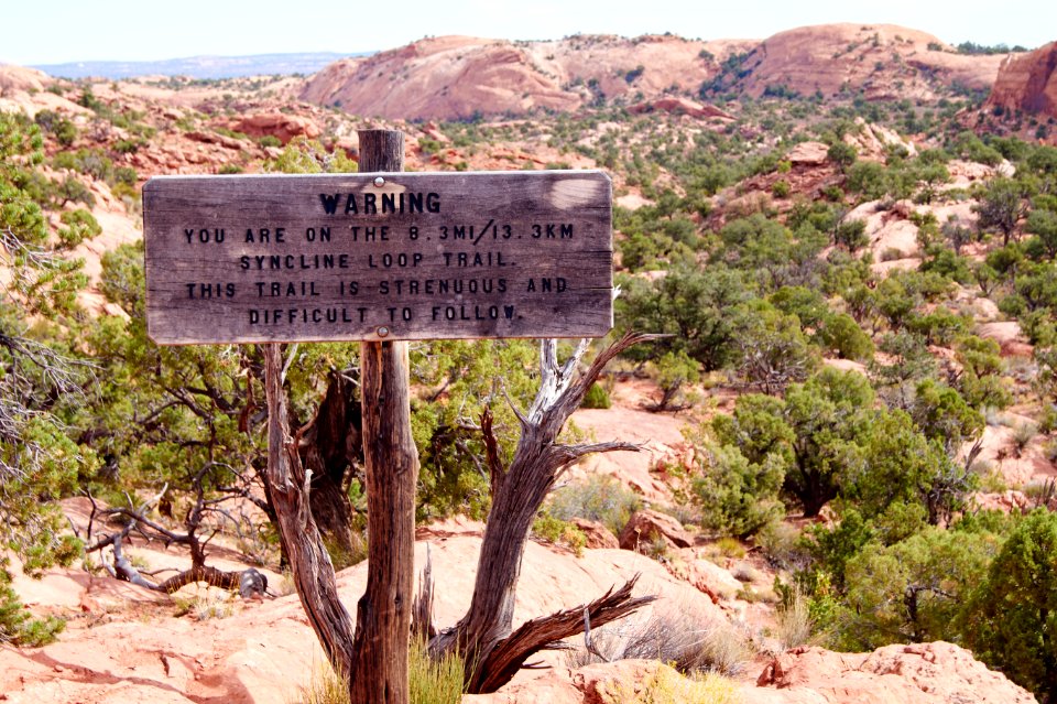 Upheaval dome, United states, Hiking