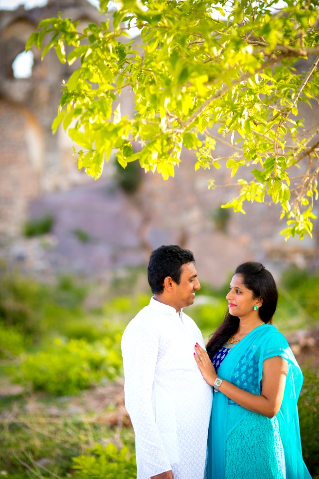 Hyderabad, India, Indian couple