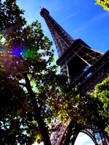 low angle photography of Eiffel Tower photo