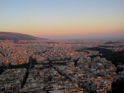 Athens, Greece, Sunset photo