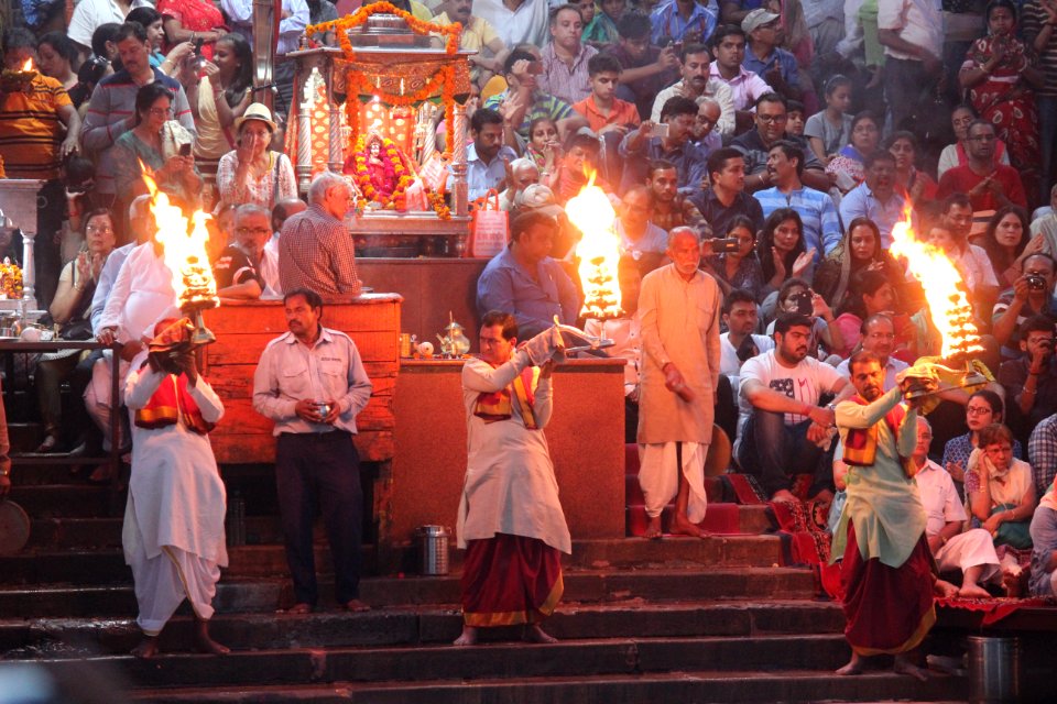 Haridwar, India, The magnificent ganga ji aarti