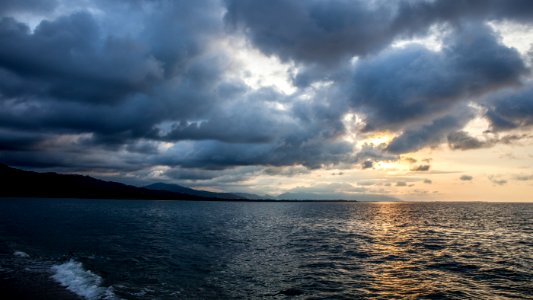 Clouds, Sky, Mountains