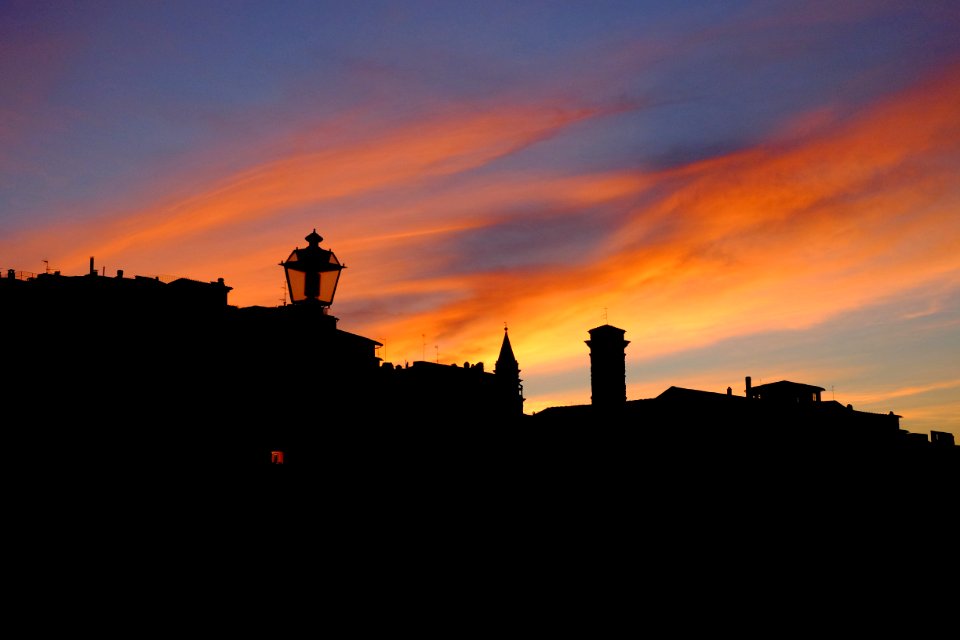 Italy, Metropolitan city of florence, Sunset