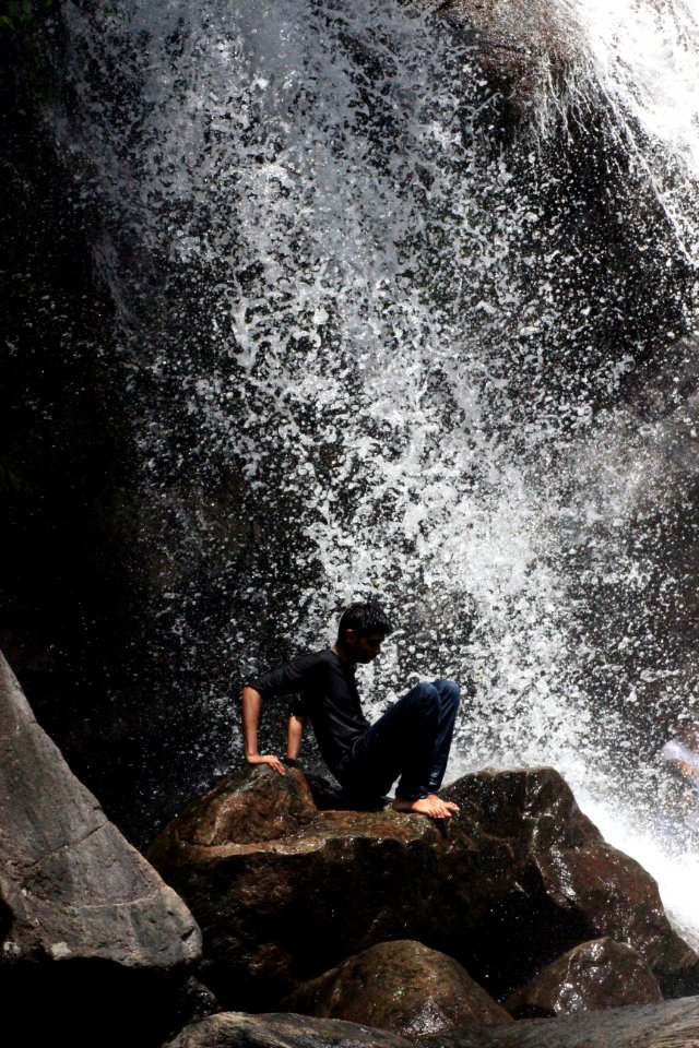 Munnar, India, Waterfall