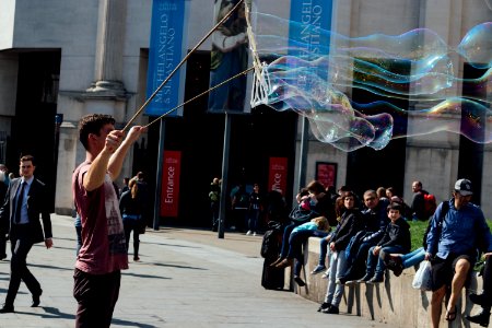 London, Trafalgar square, United kingdom photo