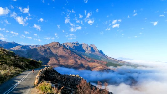 landscape photography of mountain