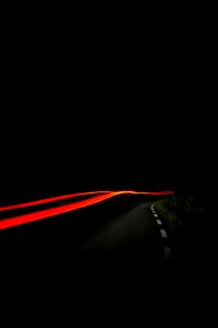 time lapse photography of orange light