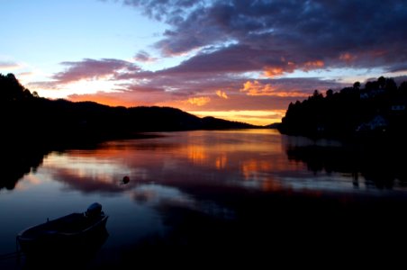 Norway, Alversund, Calm