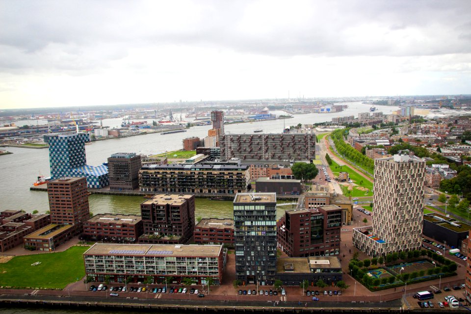 Rotterdam, Netherl, Skyline
